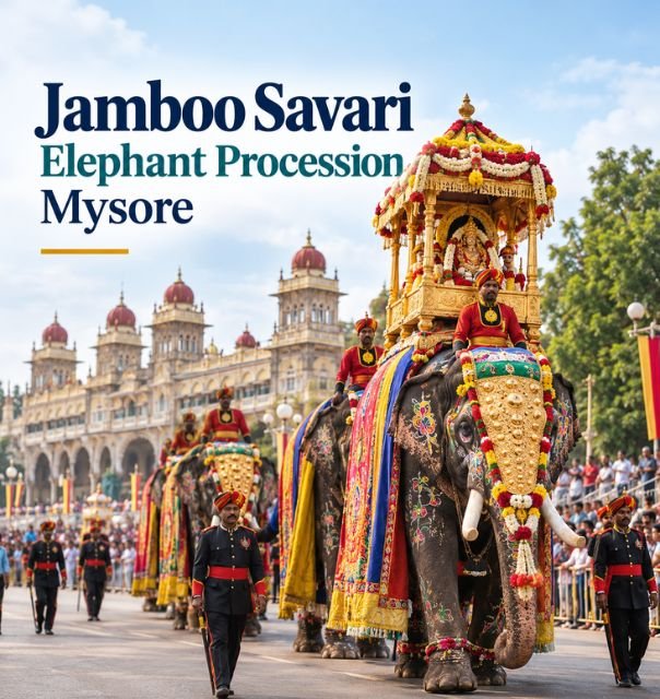 Jamboo Savari Elephant Procession Mysore