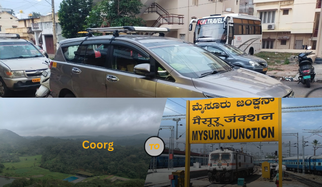 Cabs from Coorg to Mysore Railway Station