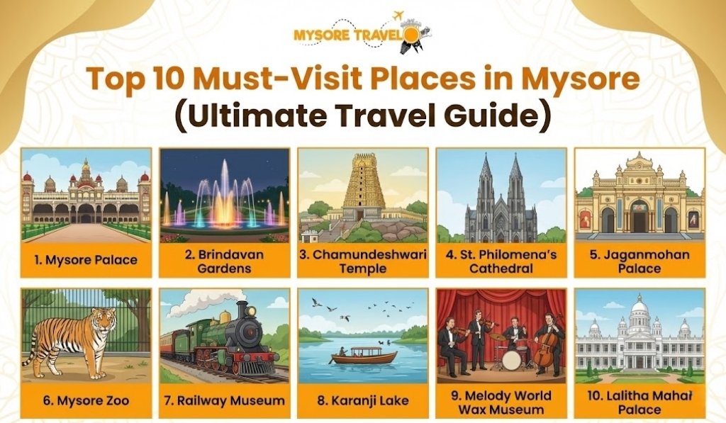 Top 10 Must-Visit Places in Mysore