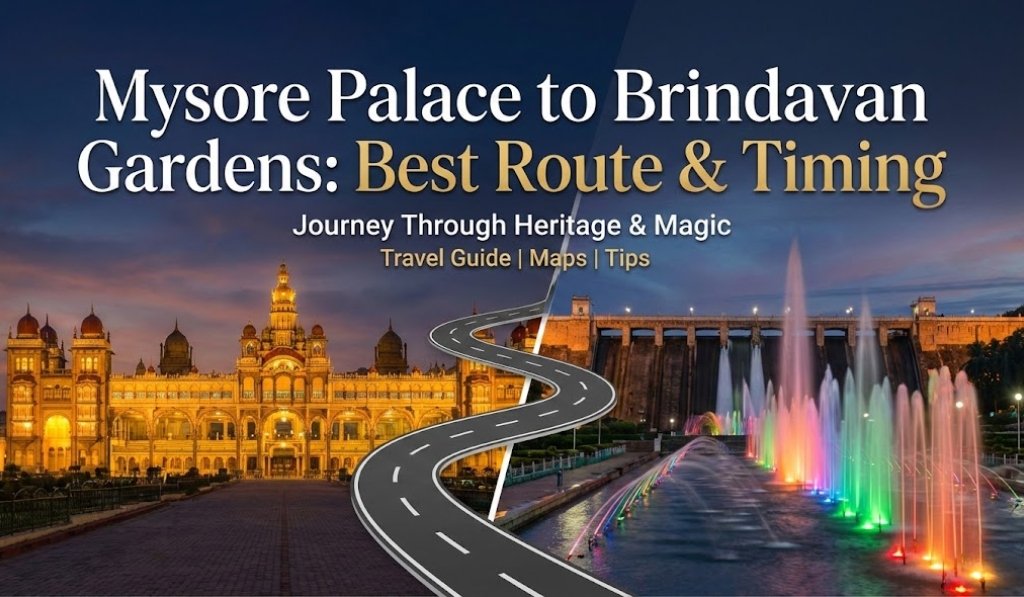 Mysore Palace to Brindavan Gardens