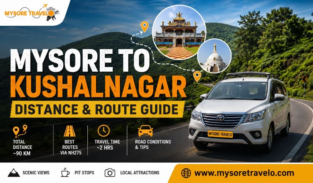 Mysore to Kushalnagar Distance