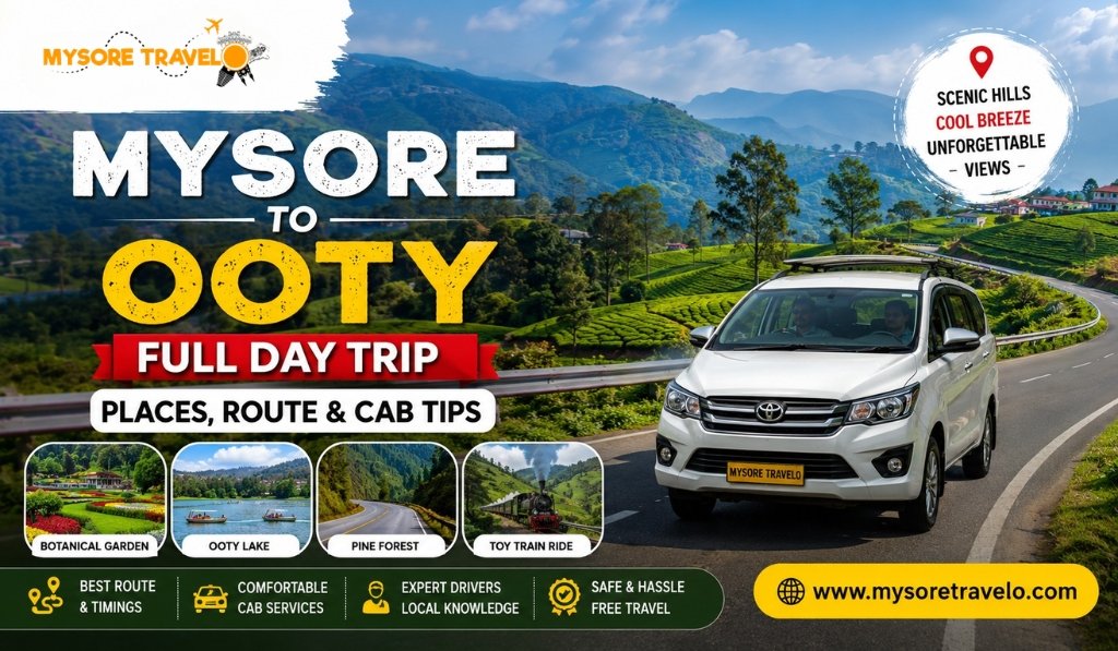 Mysore to Ooty Full Day Trip
