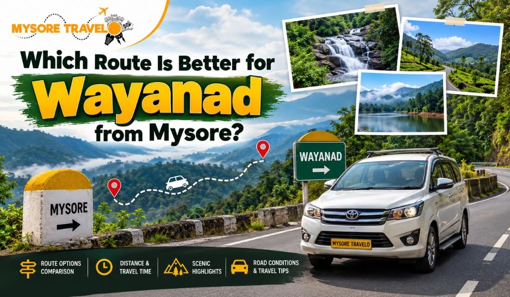 Mysore to Wayanad route